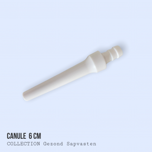 LOS ONDERDEEL voor Klysma Flexibel:  canule 6 cm